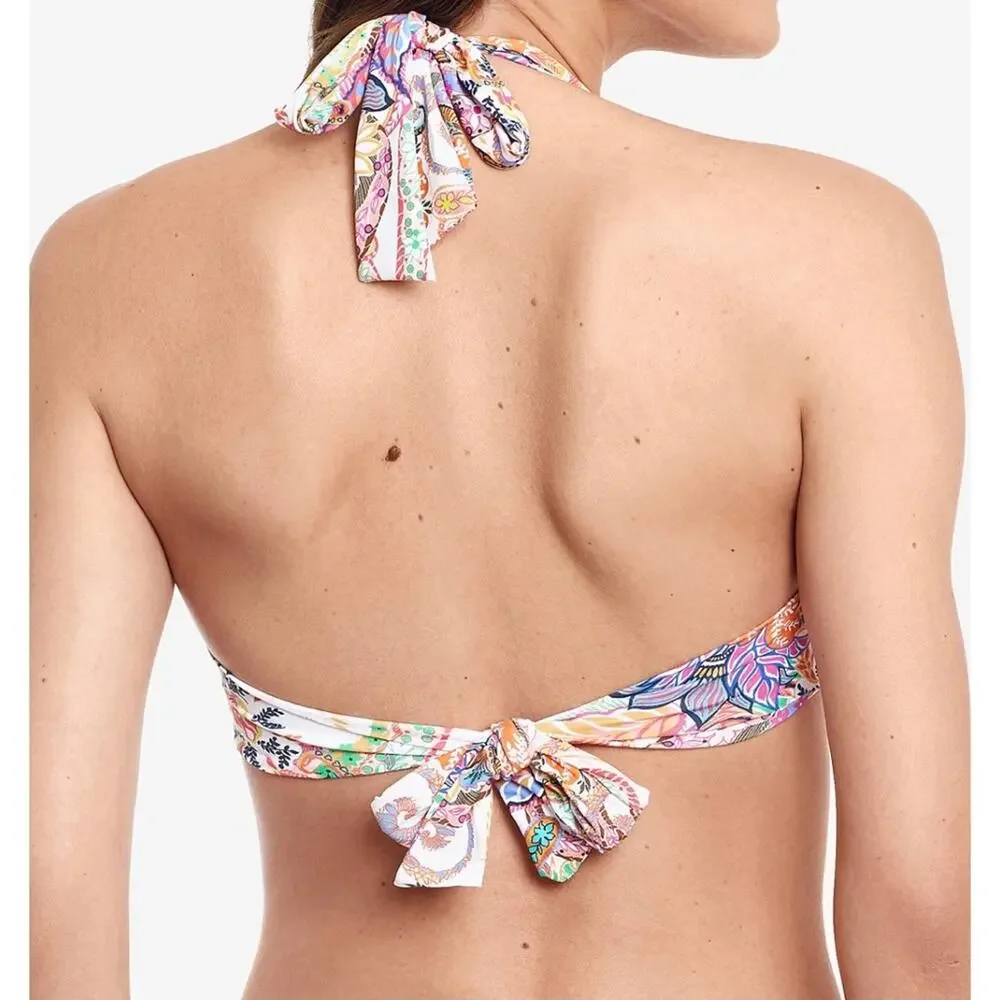Ralph Lauren Majestic Paisley Bikini Top Size 12
